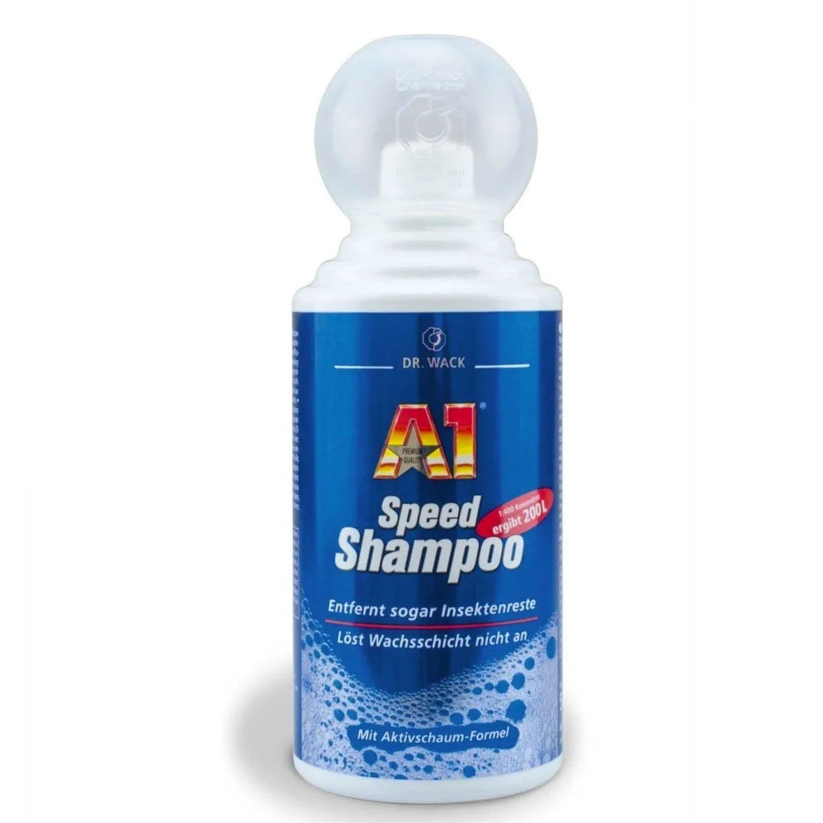 A1 Speed Shampoo 500 ml, gründliche Reinigung, schonend für Lacke, hohe Ergiebigkeit