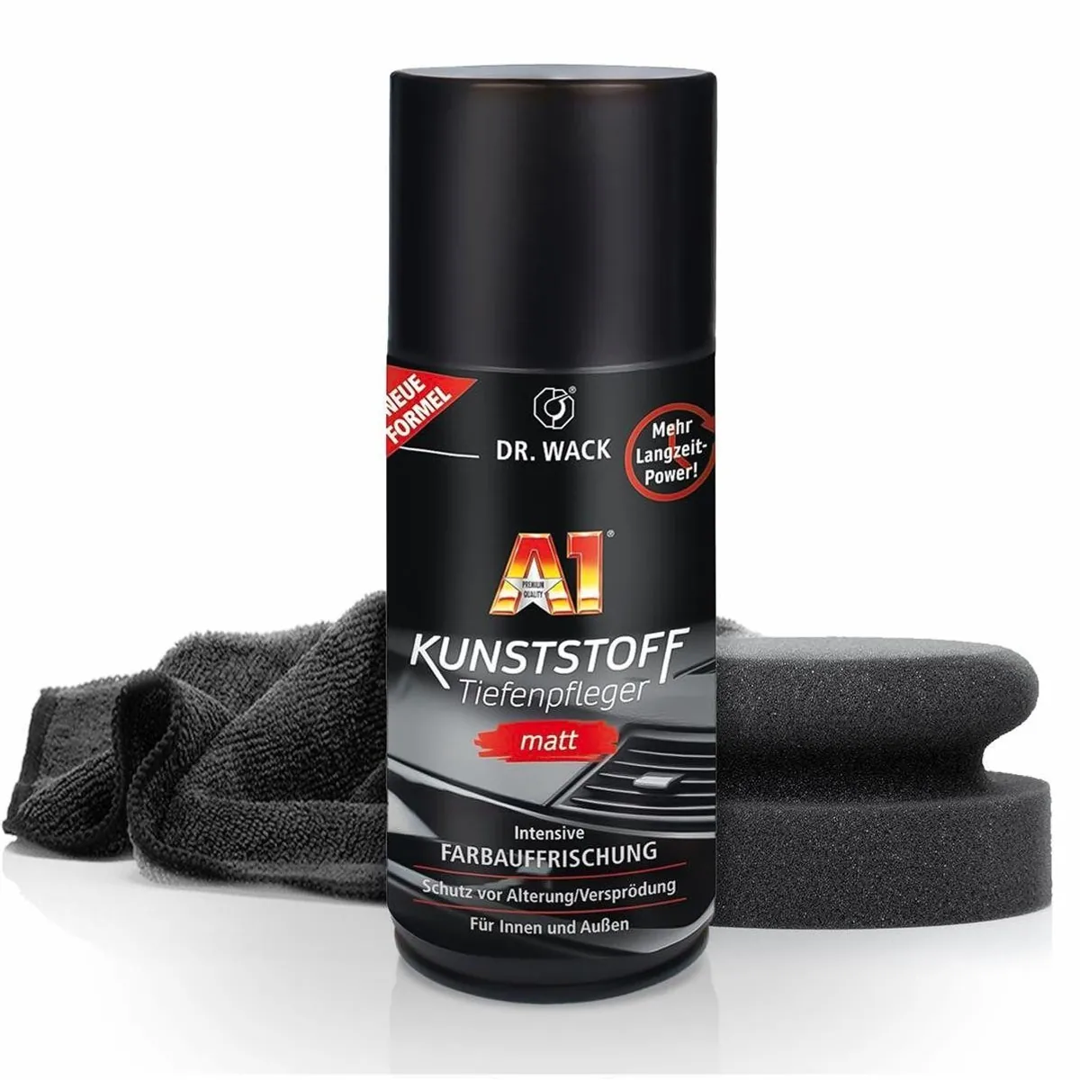 A1 Kunststoff Tiefenpfleger Matt, intensive Farbauffrischung, UV-Schutz — 250ml