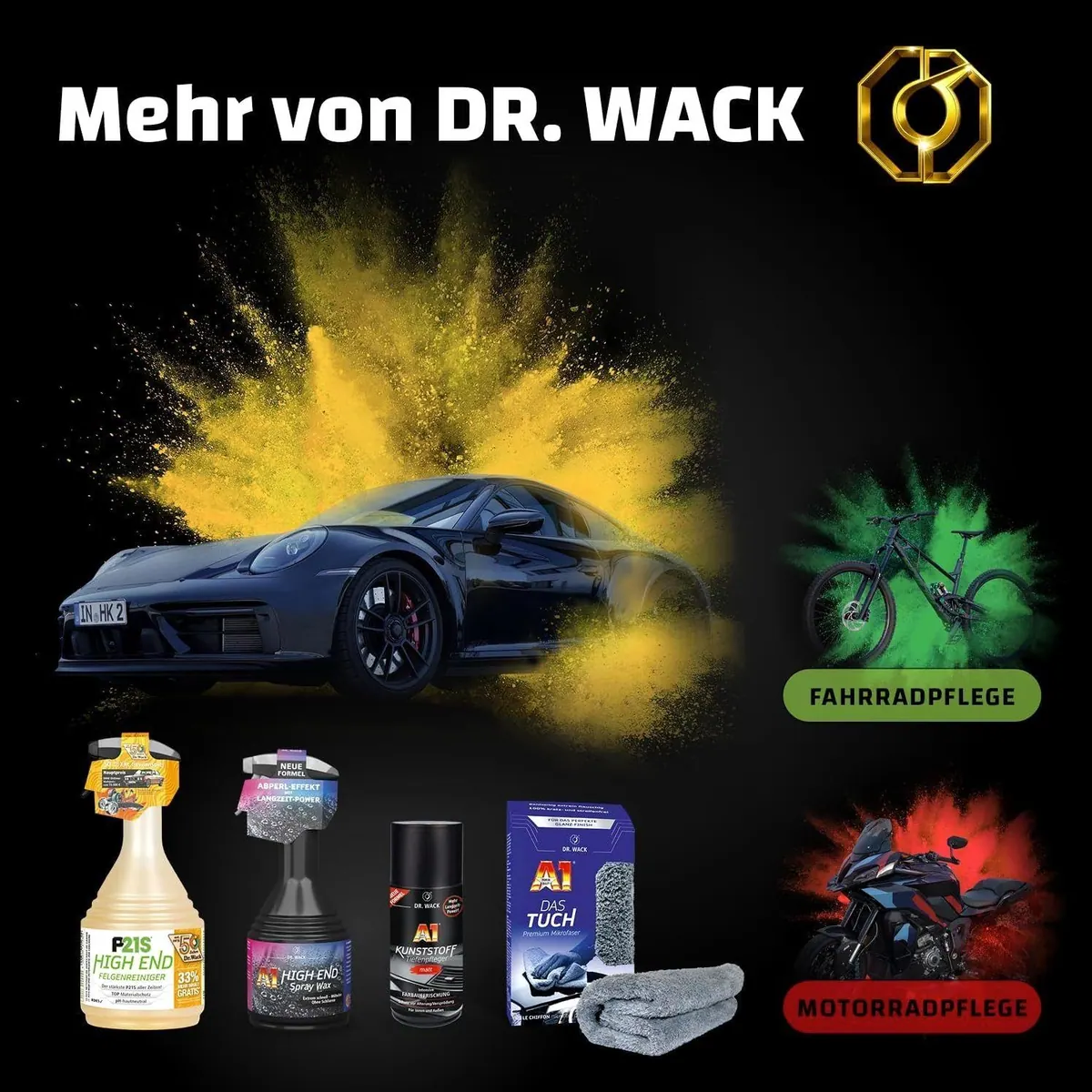 A1 All in One Care & Protect Set, umfassende Außenpflege für alle Oberflächen 2