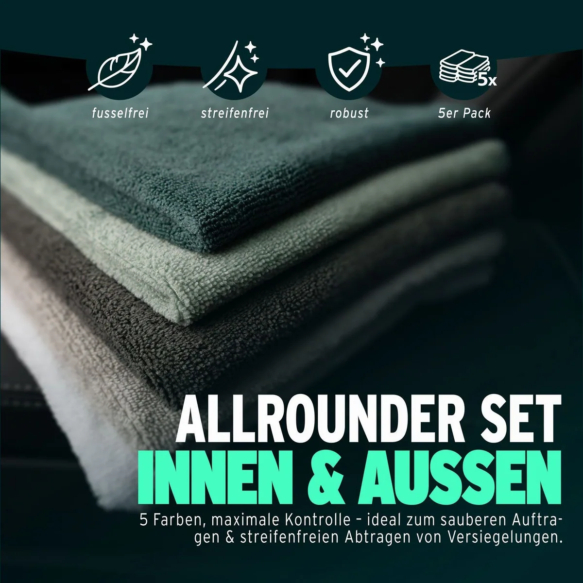 A1 All in One Care & Protect Set, umfassende Außenpflege für alle Oberflächen 5