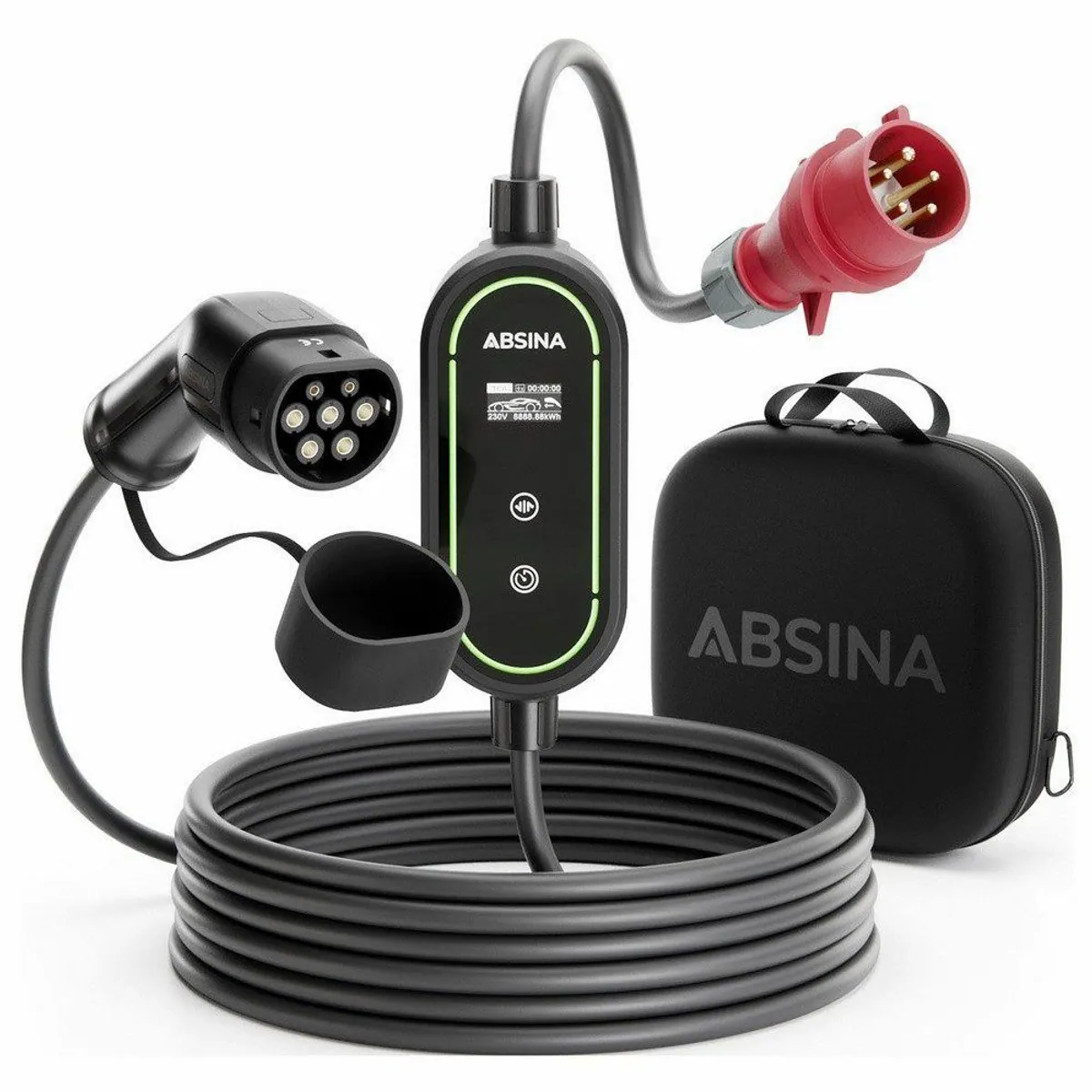 ABSINA Elektroauto-Ladestation, Typ 2, 16 A, 11 kW, hohe Ladeleistung 2