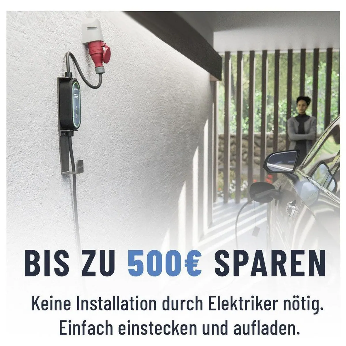 ABSINA Elektroauto-Ladestation, Typ 2, 16 A, 11 kW, hohe Ladeleistung 4