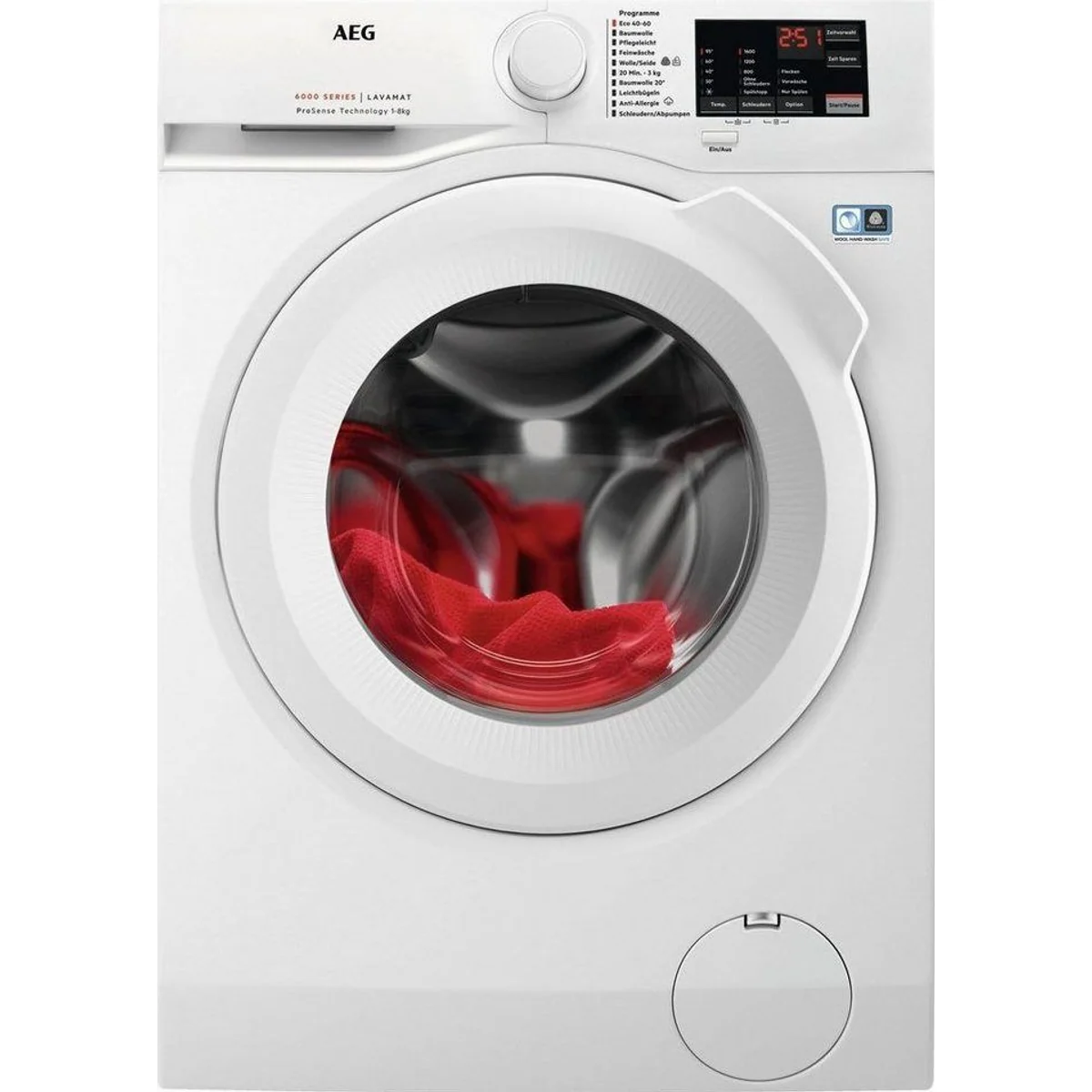 AEG Waschmaschine L6FBA51680, 8 kg, 1600 U/min, Anti-Allergie-Programm