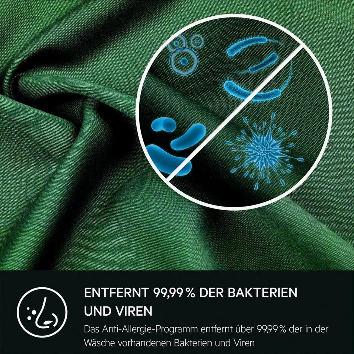 AEG Waschmaschine L6FBA51680, 8 kg, 1600 U/min, Anti-Allergie-Programm 4