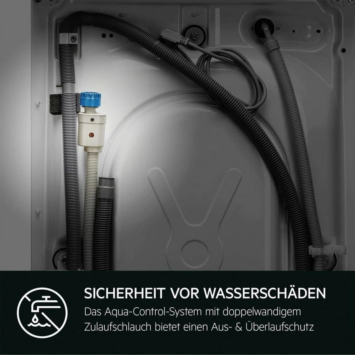 AEG Waschmaschine L6FBA51680, 8 kg, 1600 U/min, Anti-Allergie-Programm 5