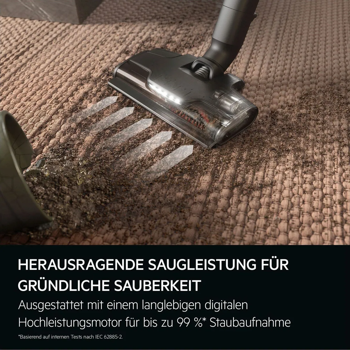 AEG ULTIMATE 8000 AP82A25SHX, beutellos, 2 Wechsel-Akkus, Automodus 3