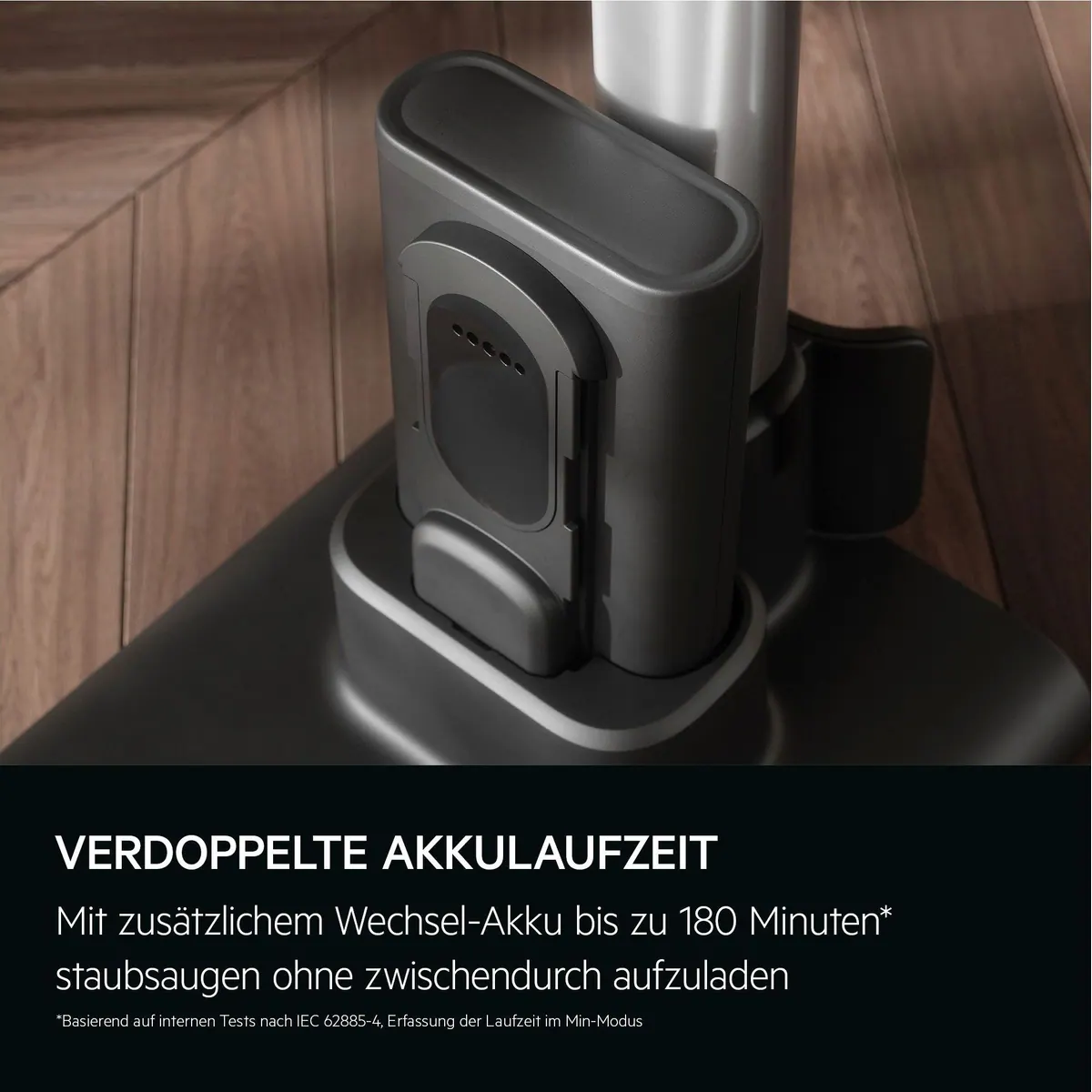 AEG ULTIMATE 8000 AP82A25SHX, beutellos, 2 Wechsel-Akkus, Automodus 5