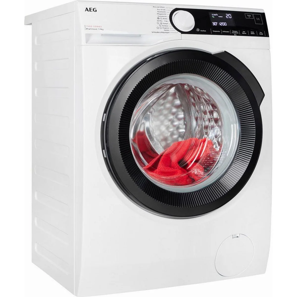 AEG Waschmaschine LR7GA49FL, 9 kg, 1400 U/min, ProSteam Funktion, Nachlegefunktion