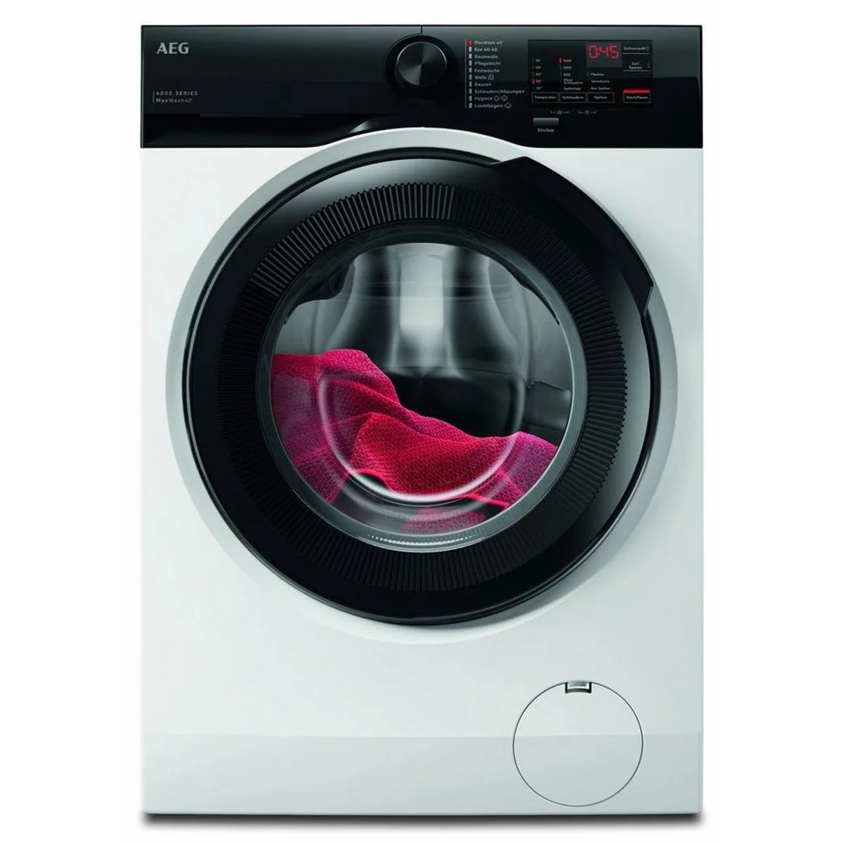 AEG Waschmaschine 6000 ProSense LR6FE48FL, 8 kg, 1400 U/min, energiesparend und leise