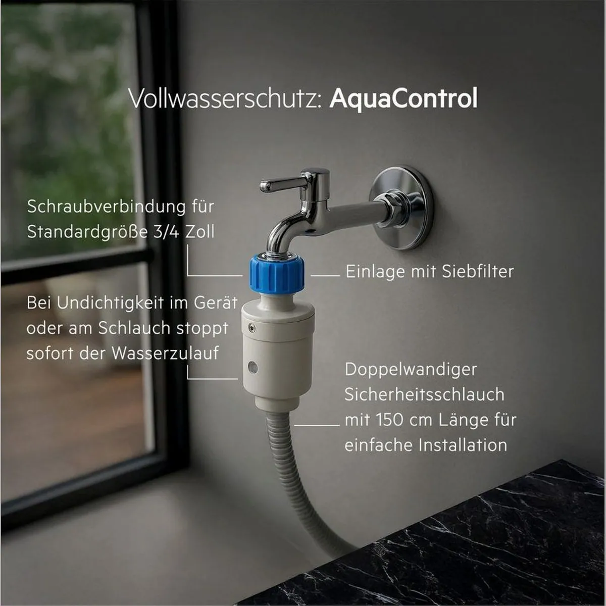 AEG Waschmaschine 6000 ProSense LR6FE48FL, 8 kg, 1400 U/min, energiesparend und leise 3