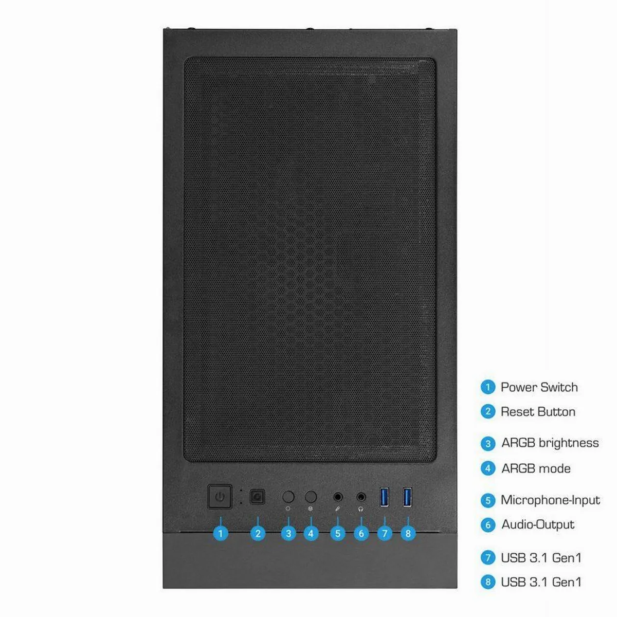 ANKERMANN-PC Cryon Gaming V3, AMD Ryzen 7 5700X, GeForce RTX 5060 Ti, 16 GB RAM 4