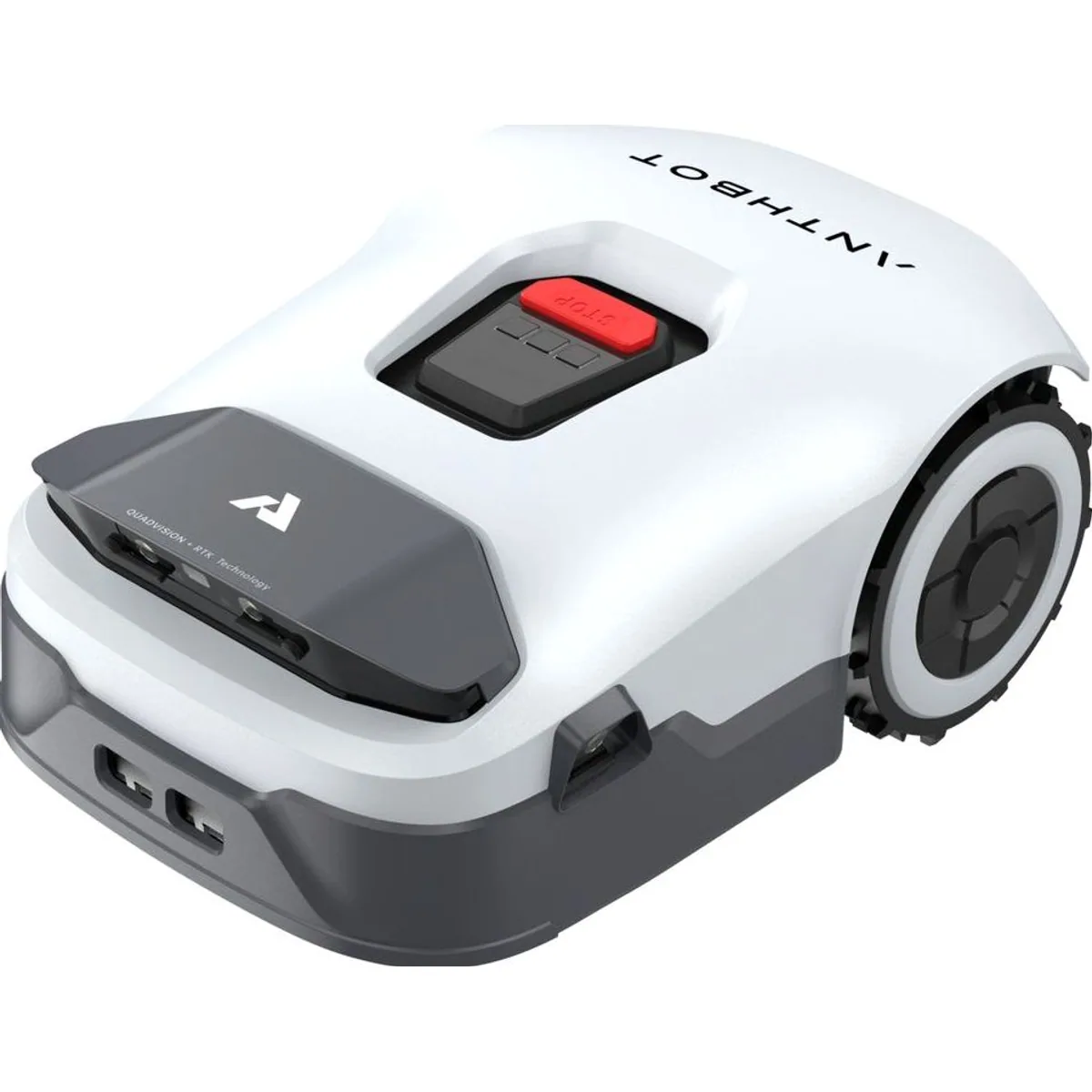 ANTHBOT Rasenmähroboter Genie 600E, kabellose Installation, KI-Hindernisvermeidung, Multi-Zonen-Verwaltung