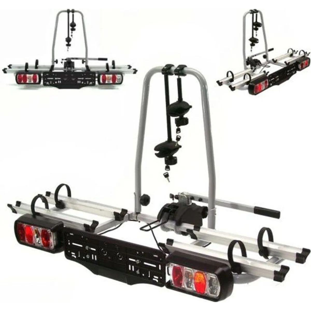 Apex Heckfahrradträger, für 2 Fahrräder, 60 kg Tragfähigkeit