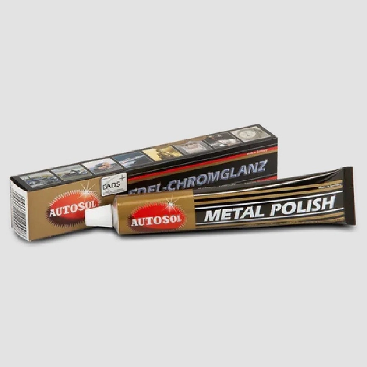 Autosol Edel Chromglanz, effektive Metallpolitur für Hochglanz — vielseitig einsetzbar, Oberflächenschutz, einfache Anwendung