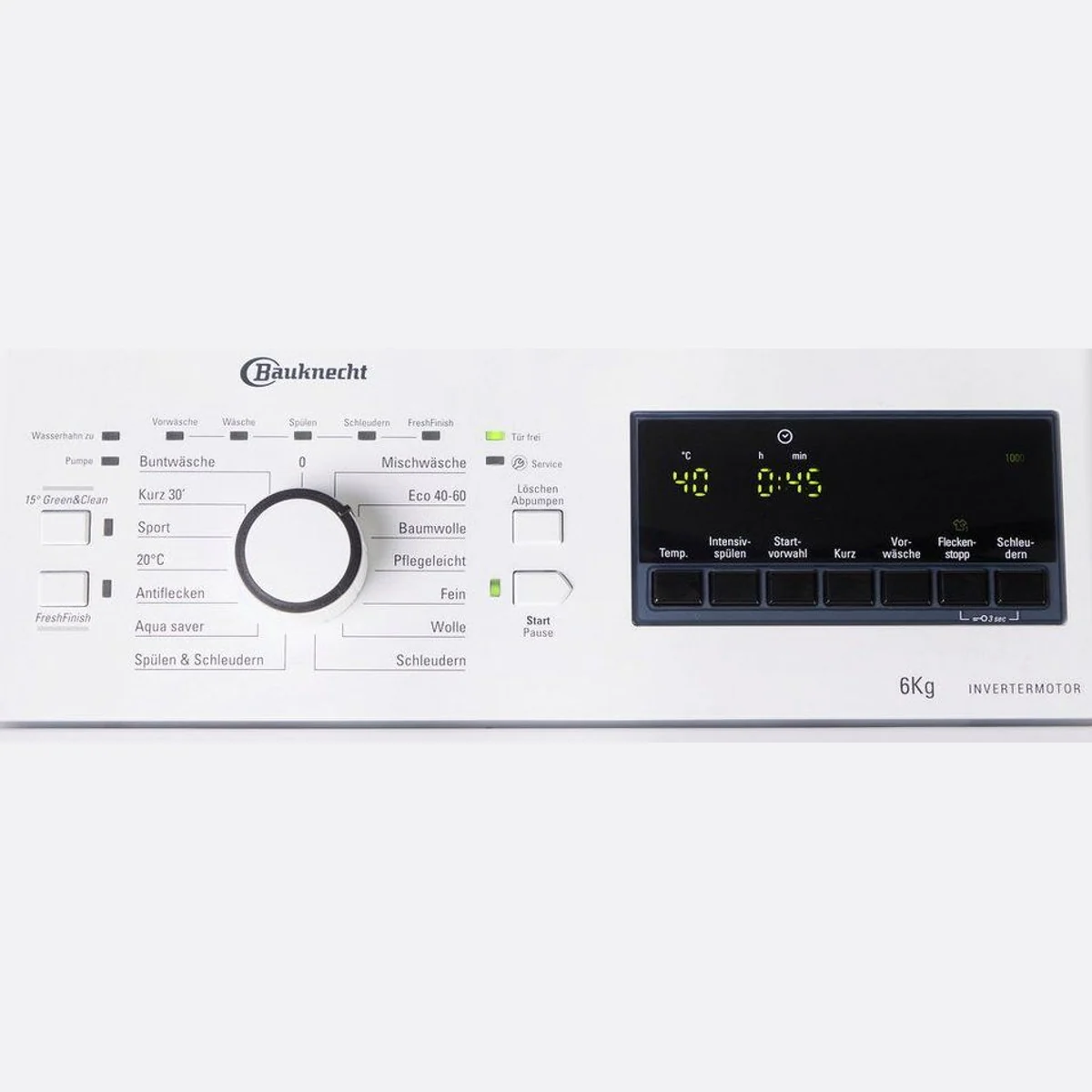 BAUKNECHT WMT Super Eco 624 A N, 6 kg Fassungsvermögen, leiser Invertermotor 4