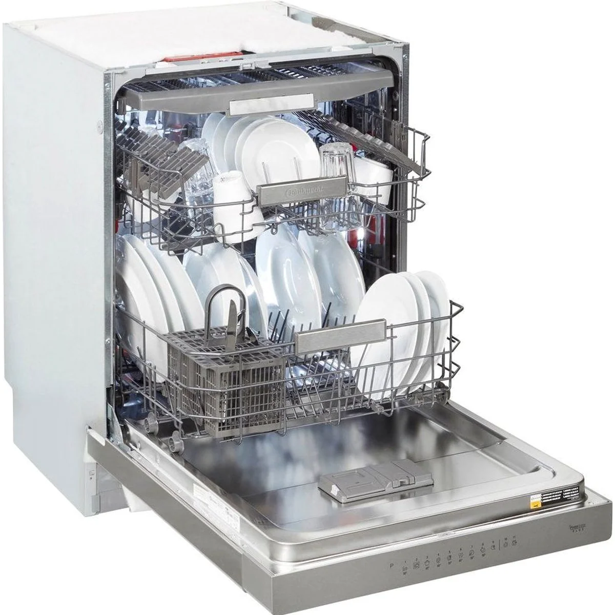 BAUKNECHT OBUC Ecosilent 7540, 14 Maßgedecke, hohe Energieeffizienz, Besteckschublade 4