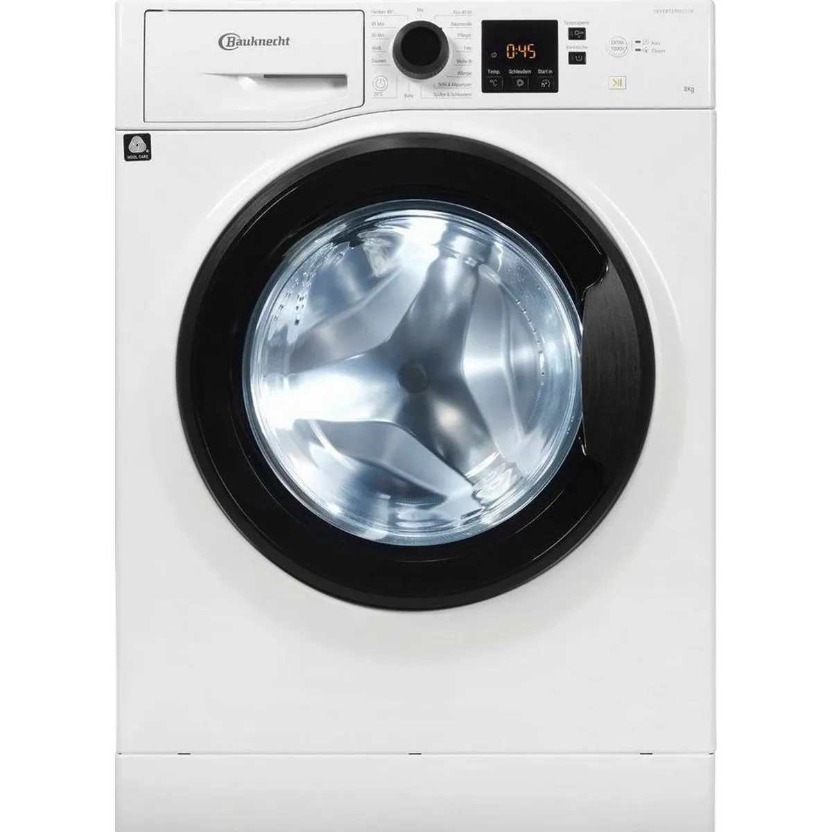BAUKNECHT Super Eco 845 A, 8 kg, 1400 U/min, Kurz 45' – schnelle und effiziente Wäschepflege 4