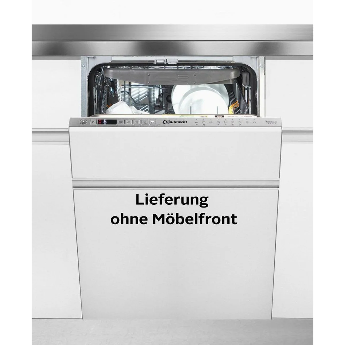 BAUKNECHT Geschirrspüler BK6IB10BS7LAO, 10 Maßgedecke, effiziente PowerClean Technologie
