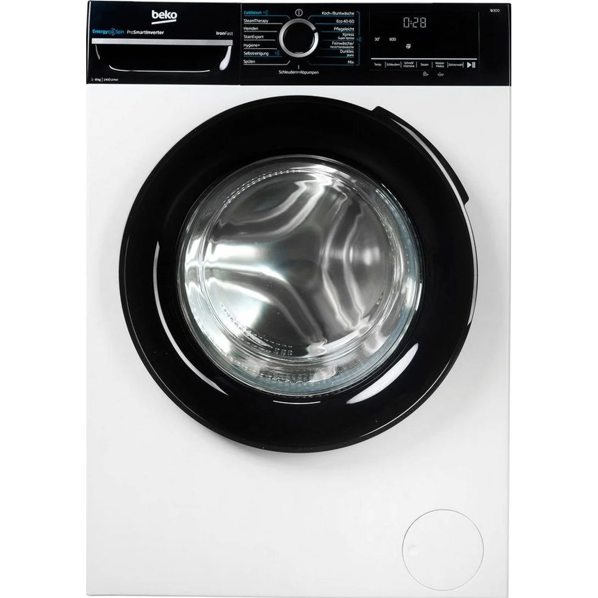 BEKO BM3WFU4841W Waschmaschine, 8 kg Fassungsvermögen, 1400 U/min, hohe Energieeffizienz 2