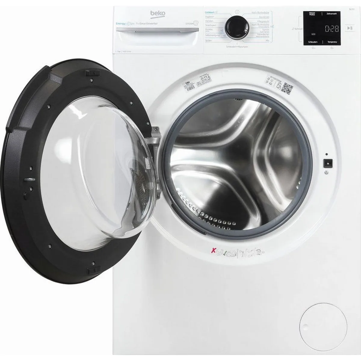 BEKO Waschmaschine BM3WFU3741X, 7 kg, 1400 U/min, Energieeffizienz und innovative Technologie 2
