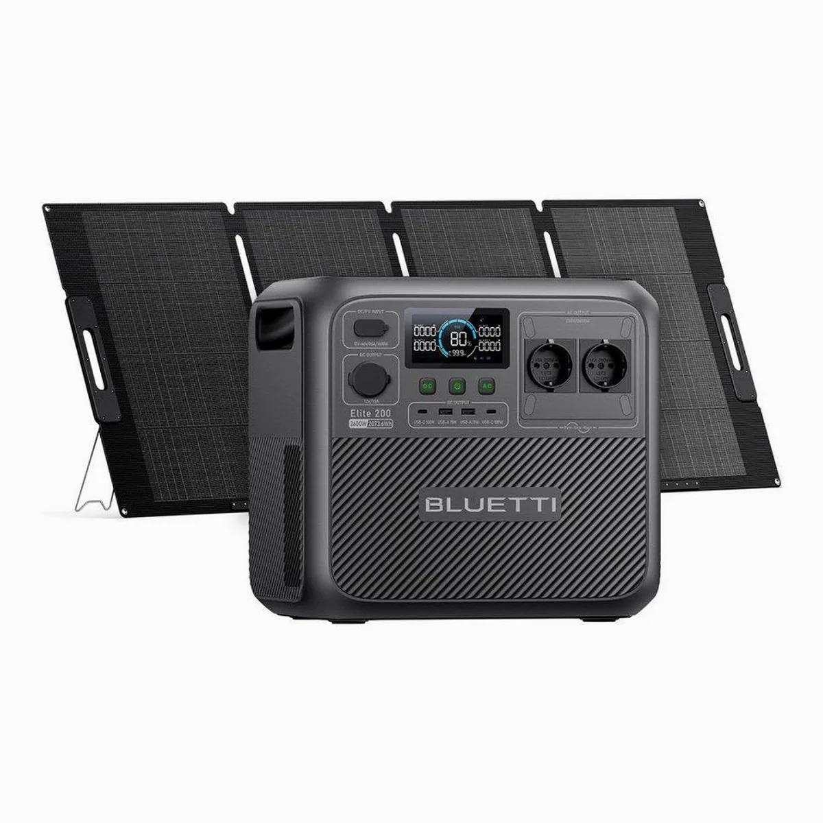 BLUETTI Elite 200 V2, 2600W Leistung, 2073,6Wh Kapazität, Tragbar