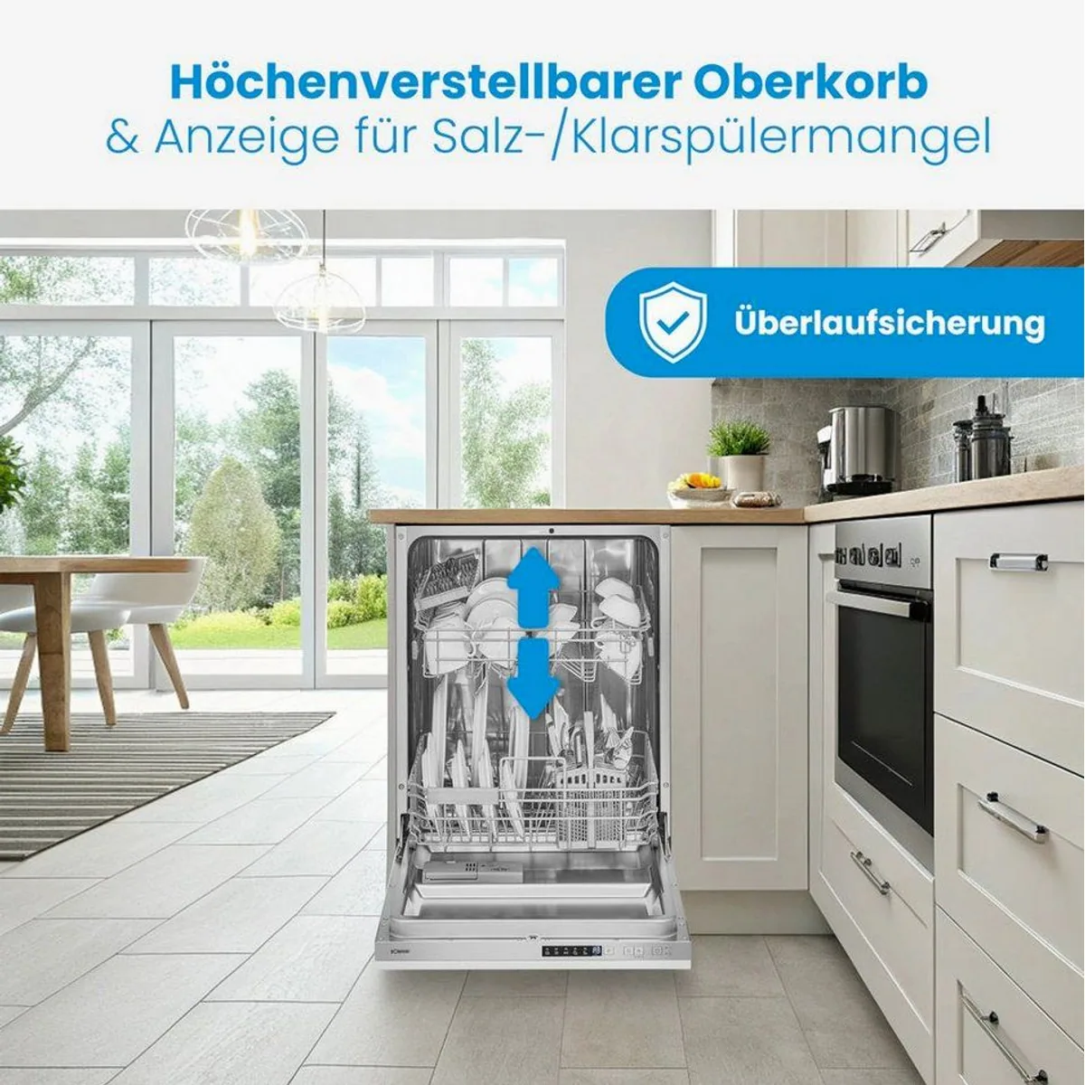 BOMANN GSPE 7420 VI, 45 cm vollintegrierbar, 10 Maßgedecke, 5 Programme 3