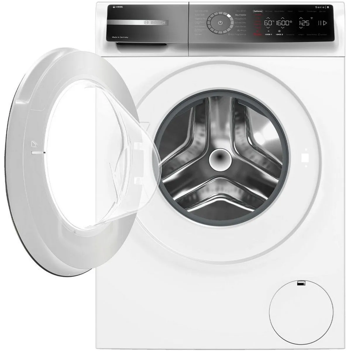 BOSCH Waschmaschine Serie 8 WGB256A41, 10 kg, 1600 U/min, i-DOS Technologie 3