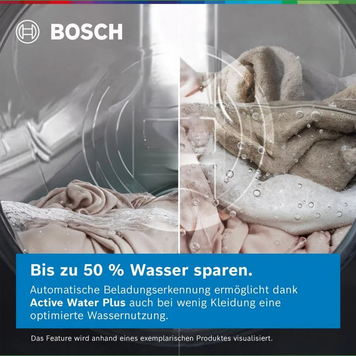 BOSCH Waschmaschine WUU28T71, 8 kg, 1400 U/min, energieeffizient und leise 4