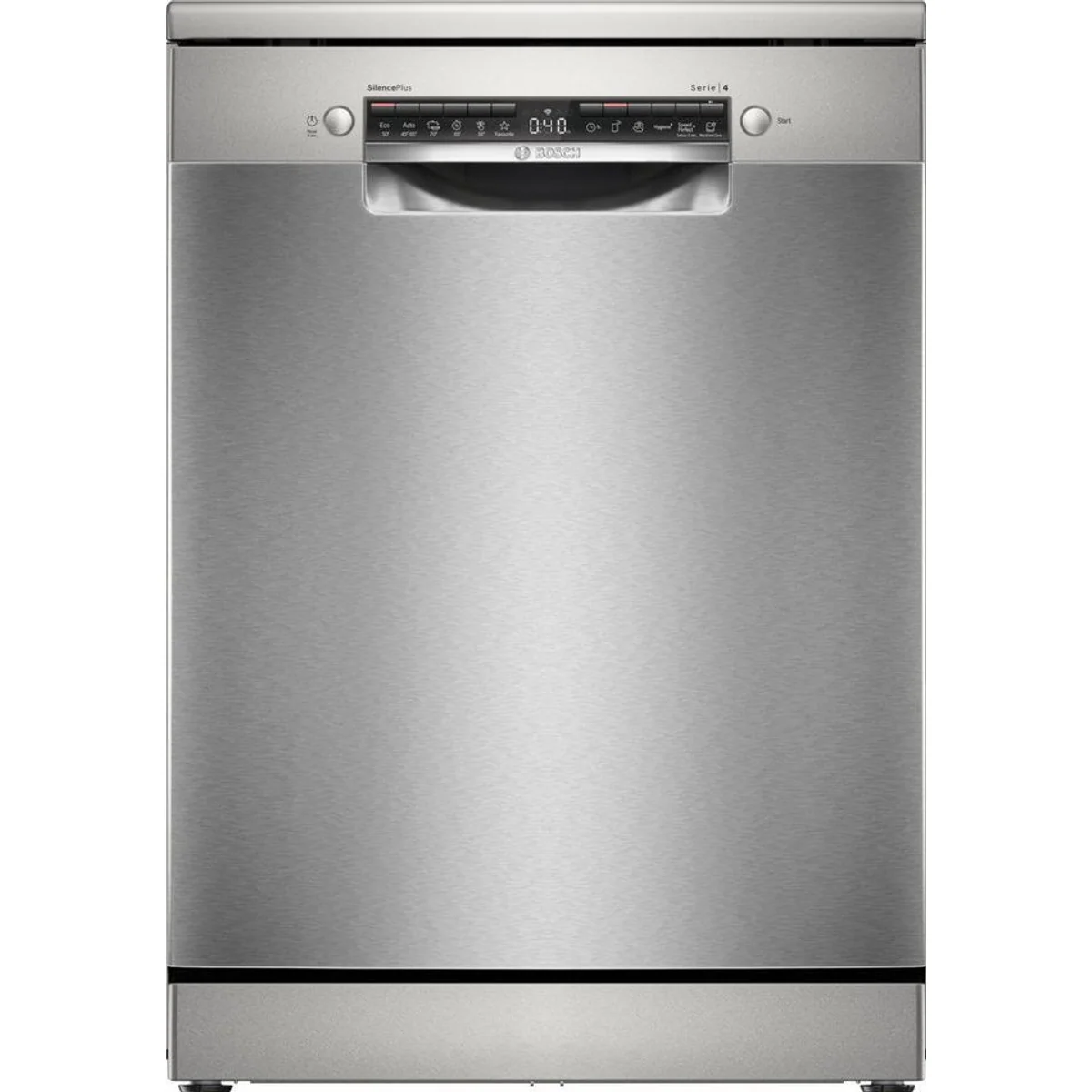 BOSCH Standgeschirrspüler Serie 4 SMS4EVI09E, 14 Maßgedecke, Automatische Türöffnung, VarioFlex-Körbe
