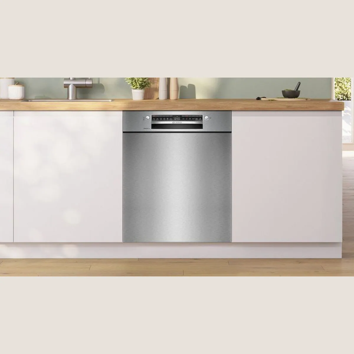 BOSCH SMU4EVS09E Unterbaugeschirrspüler, 14 Maßgedecke, Automatische Türöffnung 2