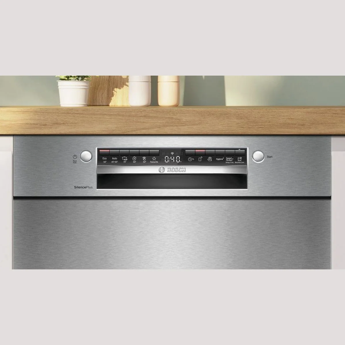 BOSCH SMU4EVS09E Unterbaugeschirrspüler, 14 Maßgedecke, Automatische Türöffnung 4