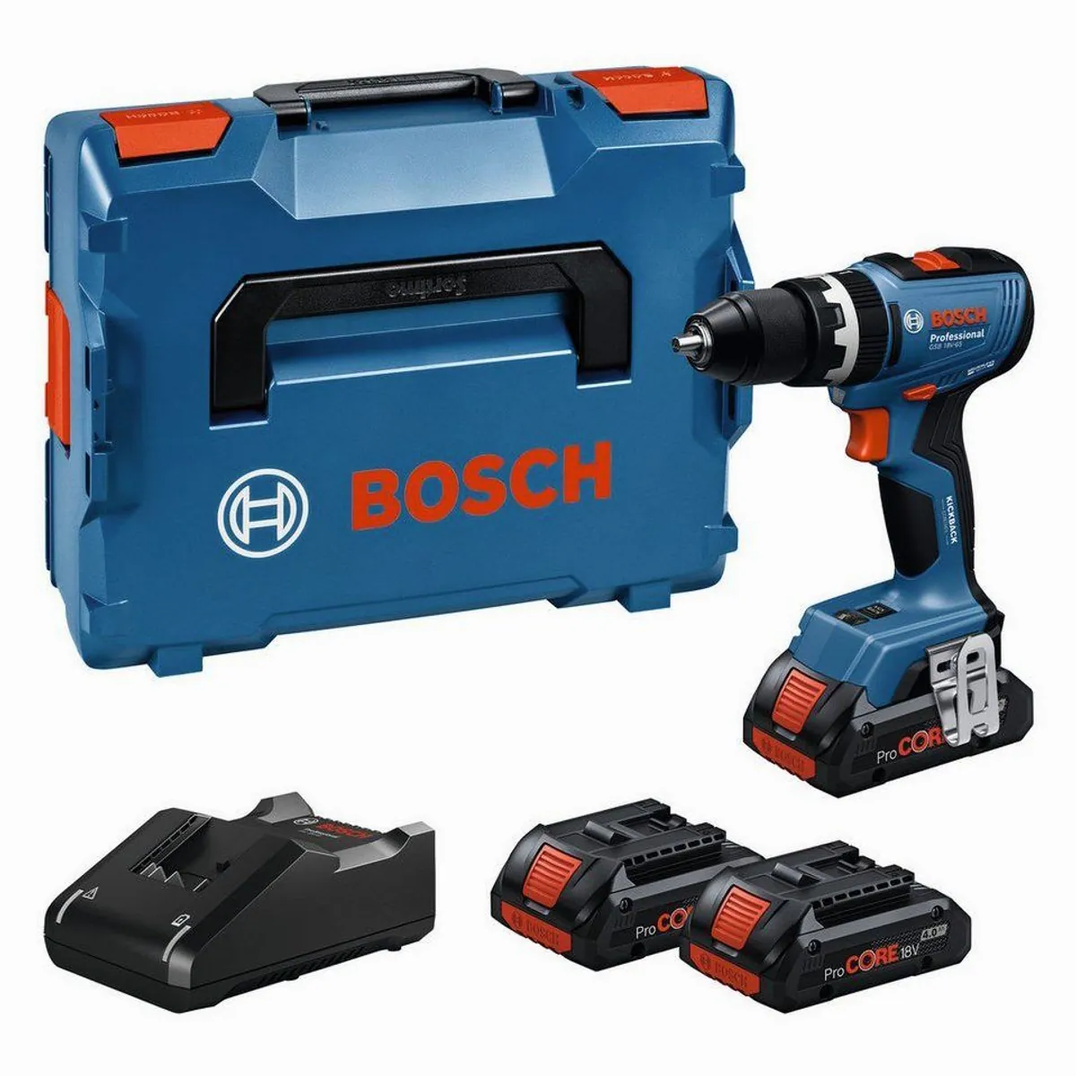 Bosch Professional GSB 18V-65, kraftvoll, präzise, kompakt