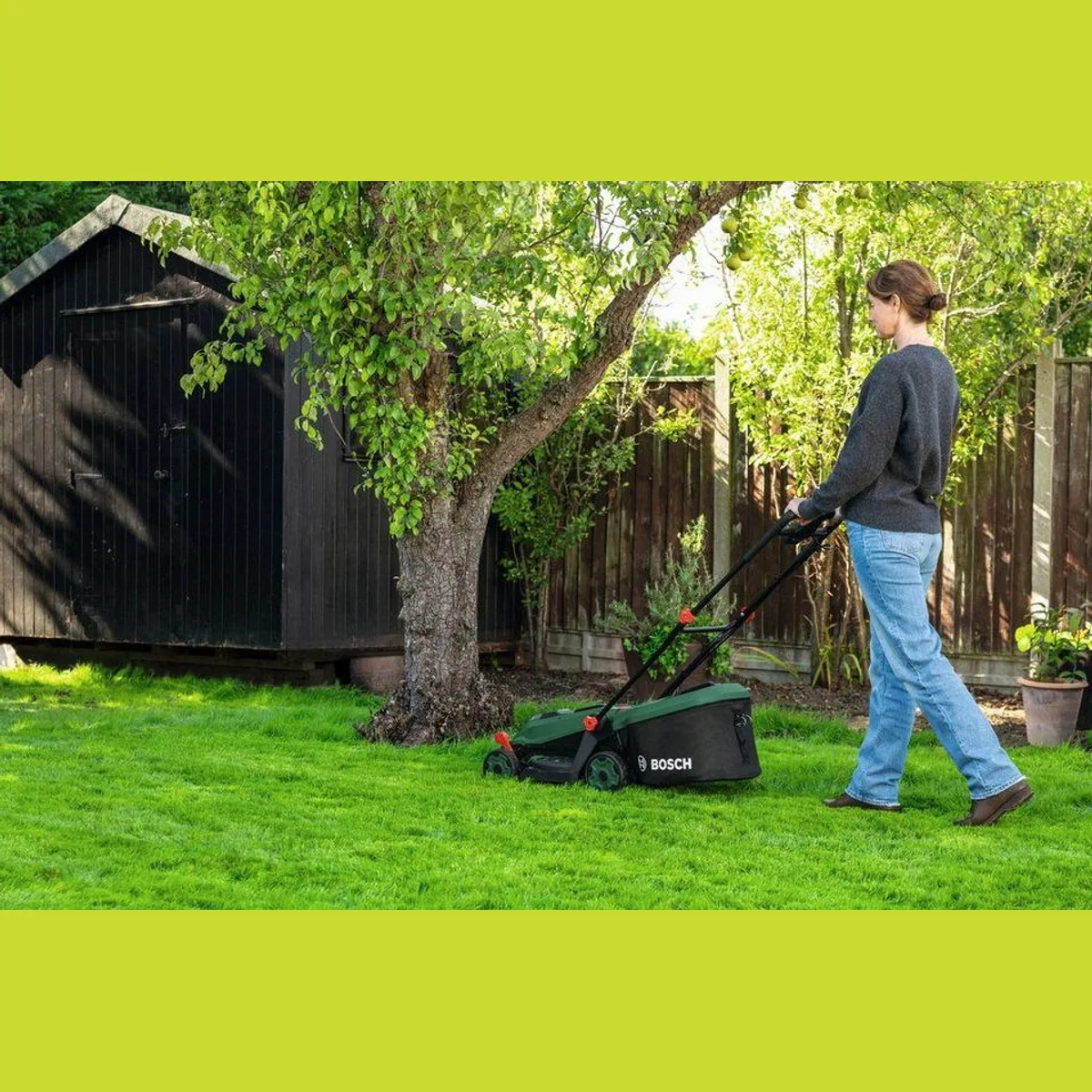 Bosch Home & Garden Akkurasenmäher ROTAK18V-34, 34 cm Schnittbreite, 3-in-1-Funktion 2