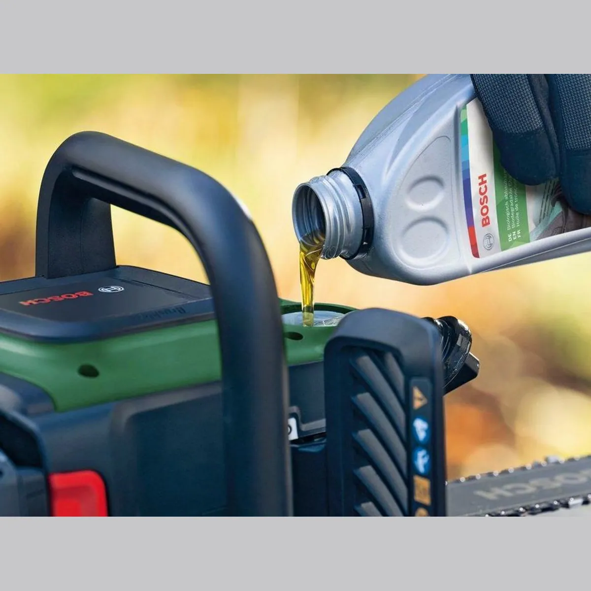 Bosch Home & Garden AdvancedChain 36V-35-40, bürstenloser Motor, automatische Kettenschmierung 4