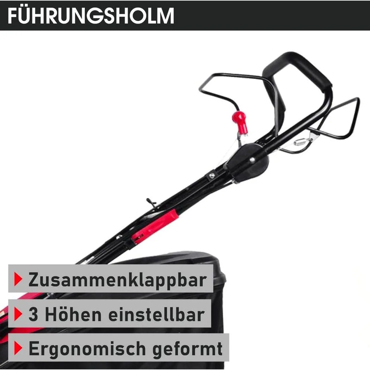 BRAST Benzinrasenmäher 7PS RED LINE, 51 cm Schnittbreite, TÜV geprüft 5