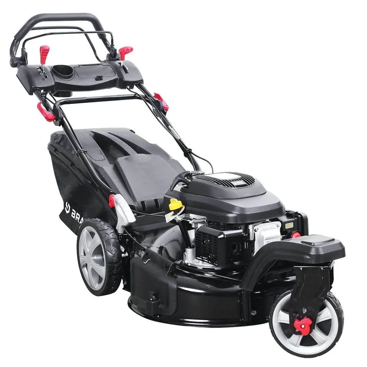 BRAST Benzinrasenmäher Trike, 5,2kW Motor, 53 cm Schnittbreite, TÜV-zertifiziert