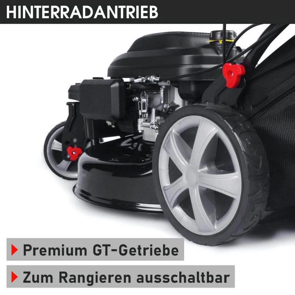BRAST Benzinrasenmäher Trike, 5,2kW Motor, 53 cm Schnittbreite, TÜV-zertifiziert 4