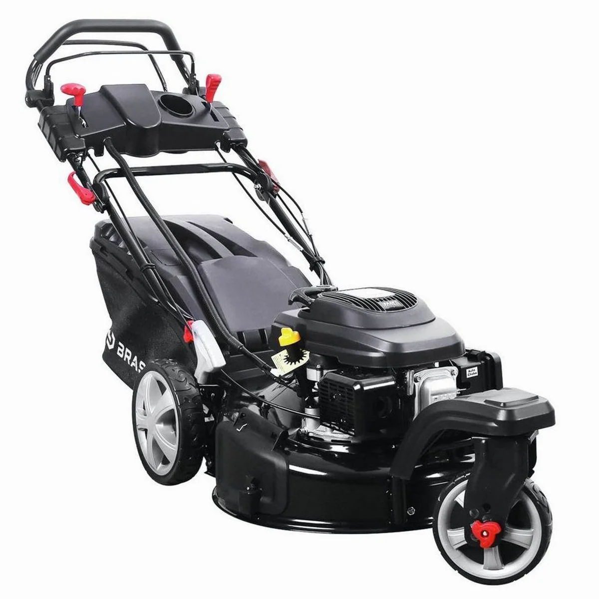 BRAST Benzinrasenmäher Trike, 5,2 kW Motor, Elektrostart, 53 cm Schnittbreite
