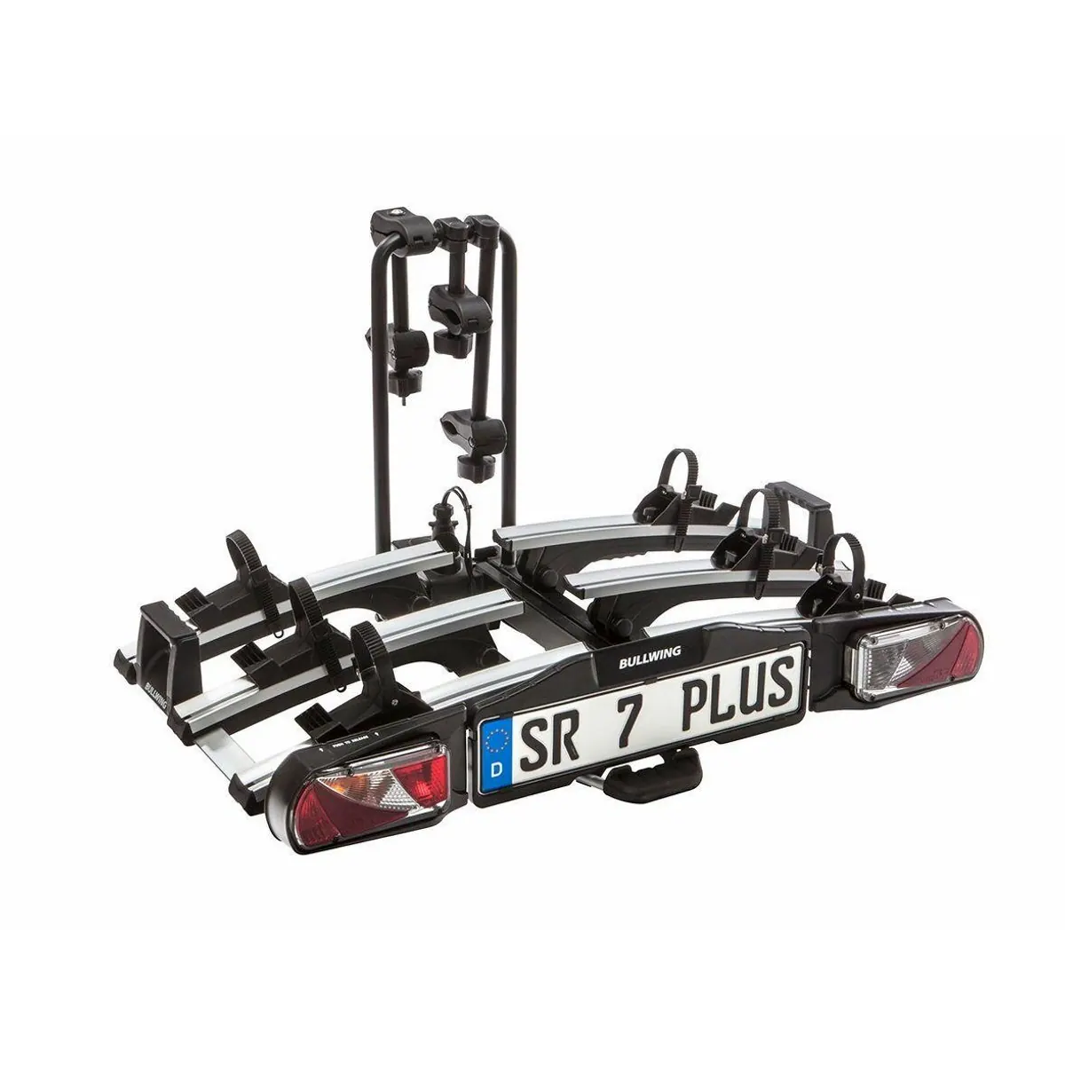 Bullwing SR7 Plus Kupplungsfahrradträger, abklappbar, für 3 Fahrräder