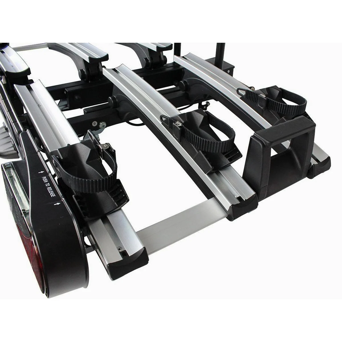 Bullwing SR7 Plus Kupplungsfahrradträger, abklappbar, für 3 Fahrräder 5