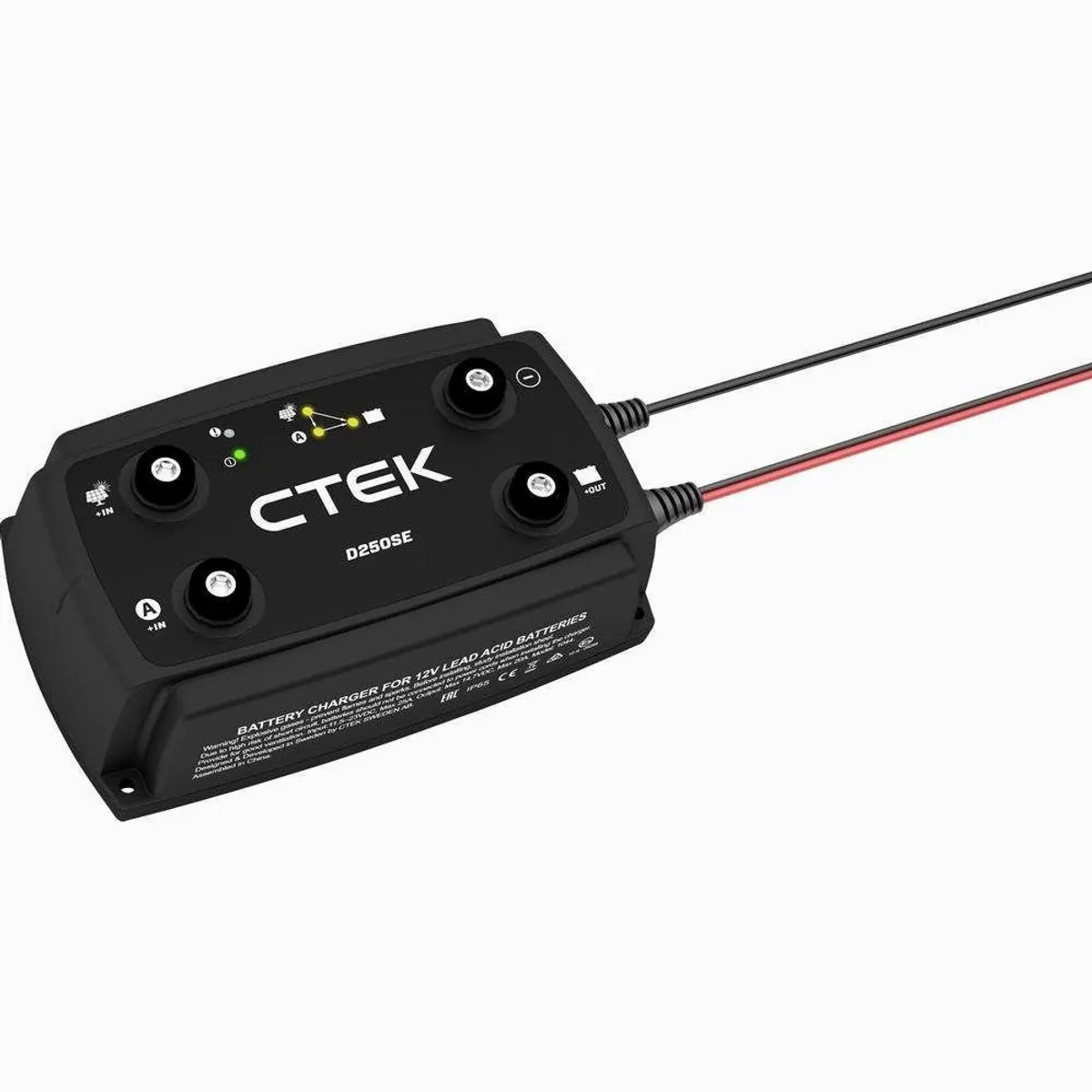 CTEK D250SE Automatikladegerät, 5-stufiges Ladeverfahren, Dual-Eingang