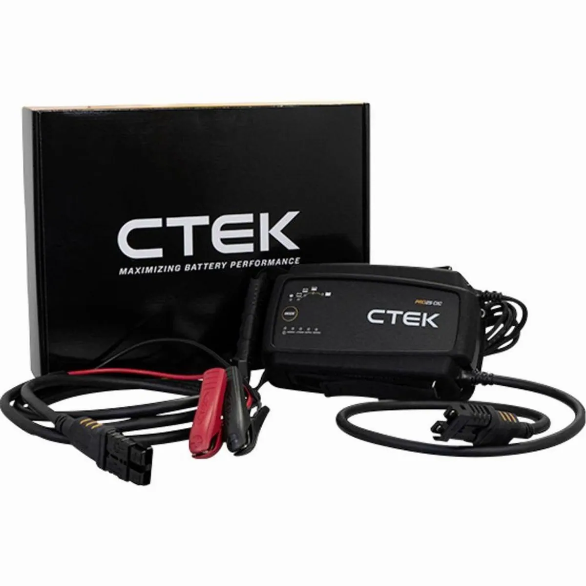 CTEK PRO25 CiC, vollautomatisches Autobatterie-Ladegerät, 12-V-Stromversorgung, hohe Effizienz