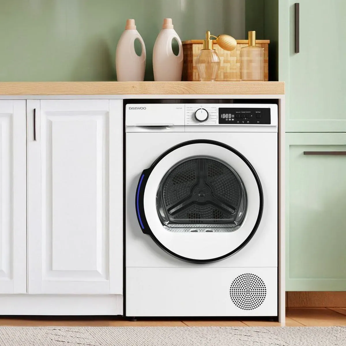 Daewoo TD-B8GP1WD0-DE Wärmepumpentrockner, 8 kg, 15 Programme, Knitterschutz 3