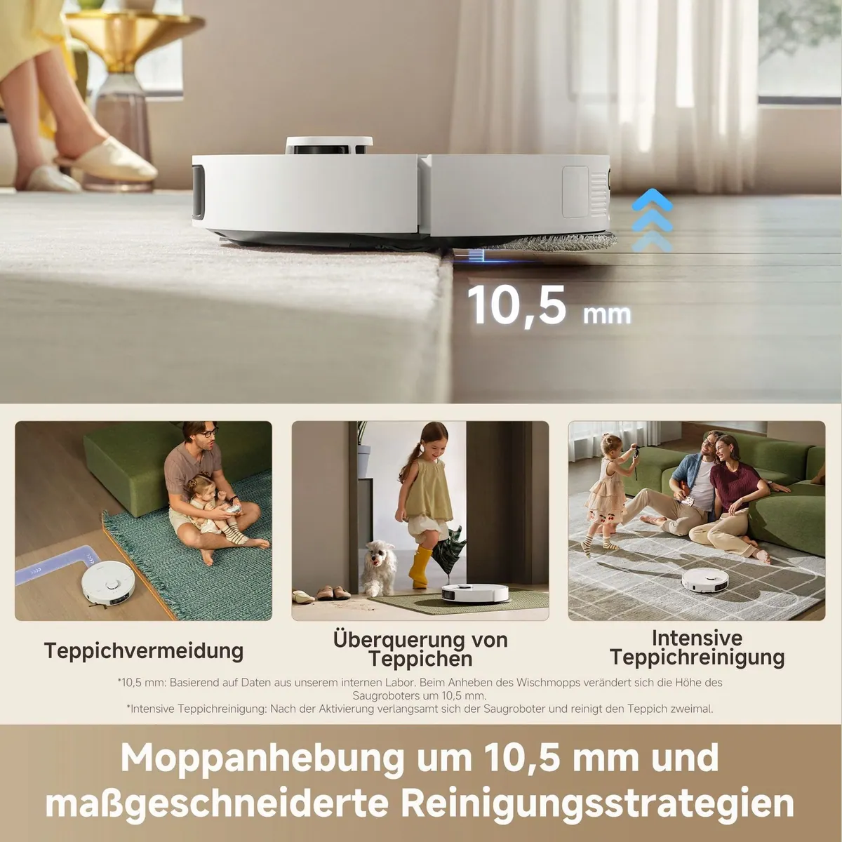 Dreame L10s Ultra Gen 3 Saugroboter, 25.000 Pa Saugleistung, selbstreinigende Station 3
