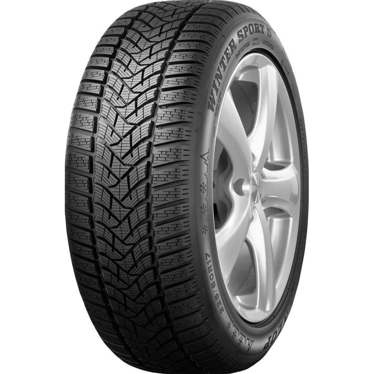 Dunlop Winterreifen WINTER SPORT 5 RFT, optimale Traktion, sicheres Fahrverhalten, hohe Laufleistung