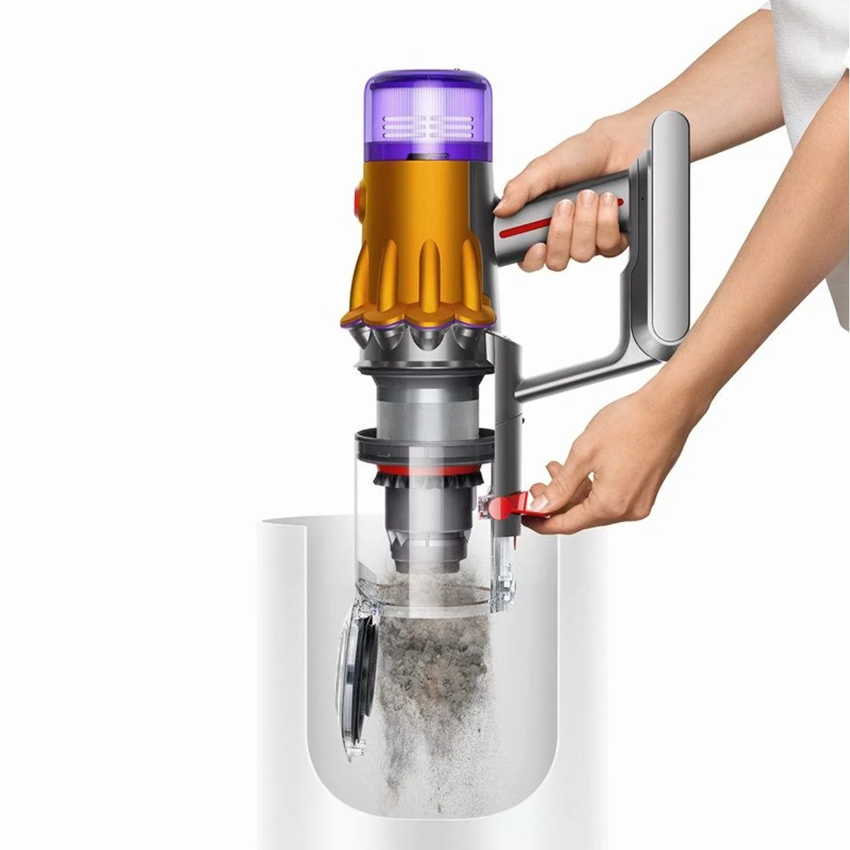 DYSON Akku-Hand- und Stielstaubsauger V12 Detect Slim Absolute, Laserstaubtechnologie, Motorbar Elektrobürste 2