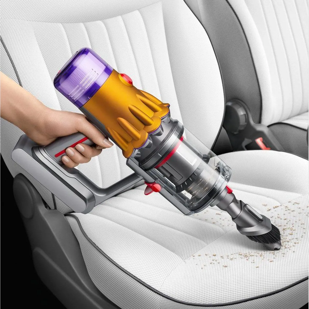 DYSON Akku-Hand- und Stielstaubsauger V12 Detect Slim Absolute, Laserstaubtechnologie, Motorbar Elektrobürste 4