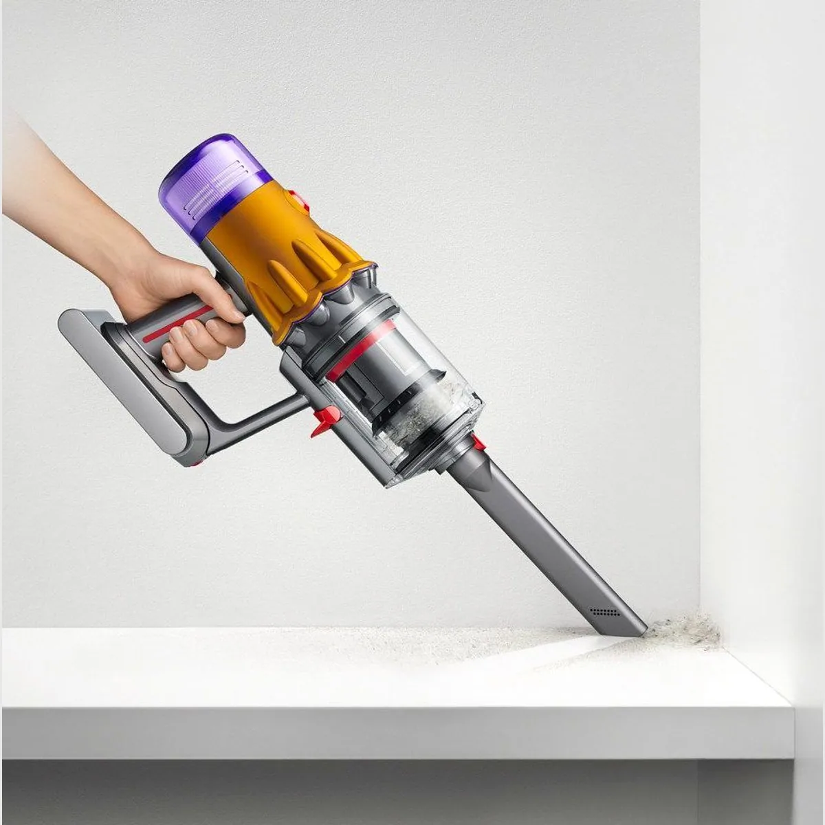 DYSON Akku-Hand- und Stielstaubsauger V12 Detect Slim Absolute, Laserstaubtechnologie, Motorbar Elektrobürste 5