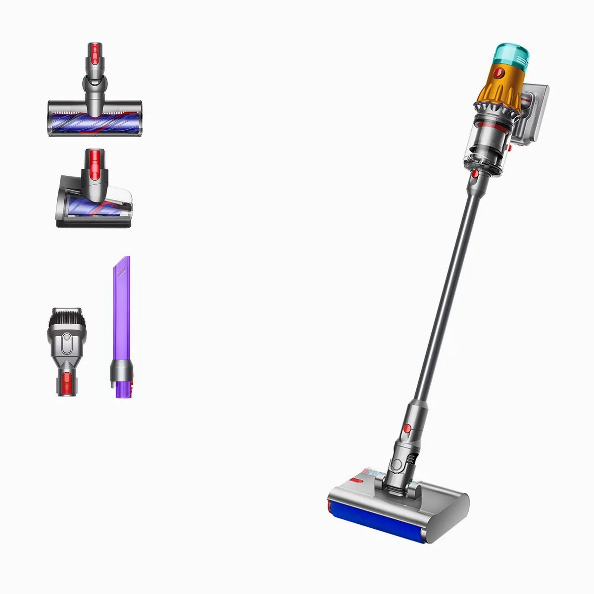 DYSON V12s Detect Slim Submarine, Nass- und Trockenreinigung, LCD-Display