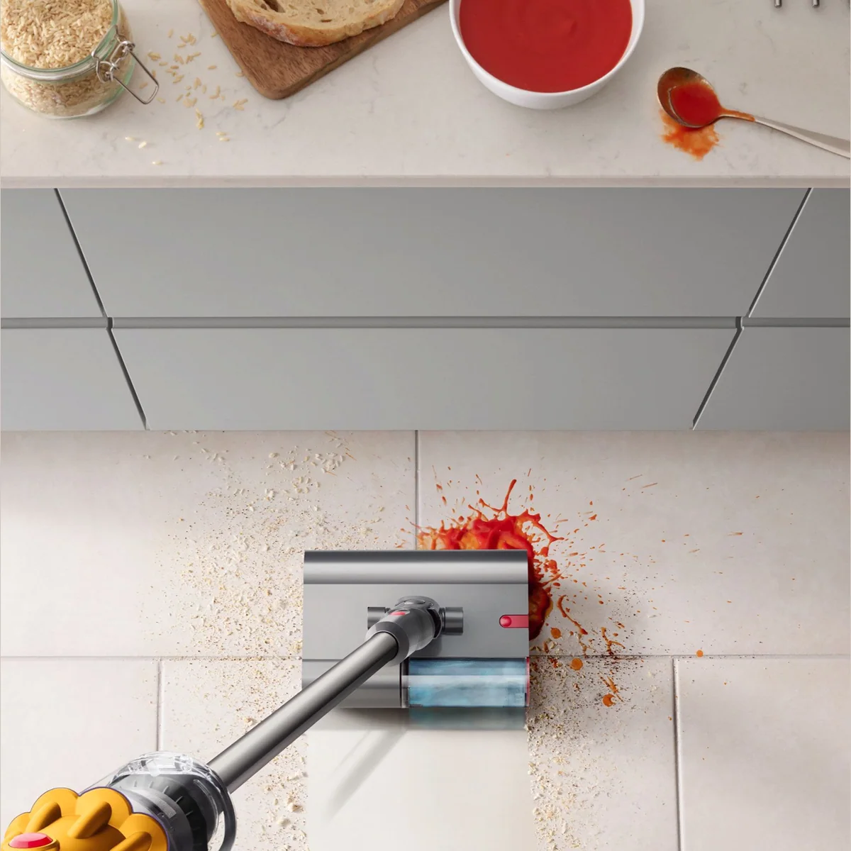 DYSON V12s Detect Slim Submarine, Nass- und Trockenreinigung, LCD-Display 4